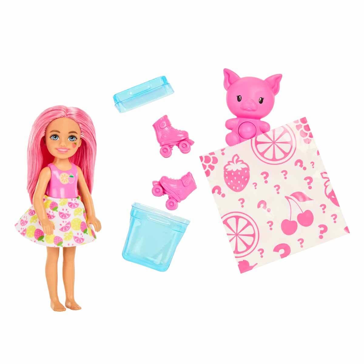 Kolleksiyon Karakterleri, Barbie, Barbie Chelsea POP Reveal Meyve Serisi Sürpriz Paket HRK58