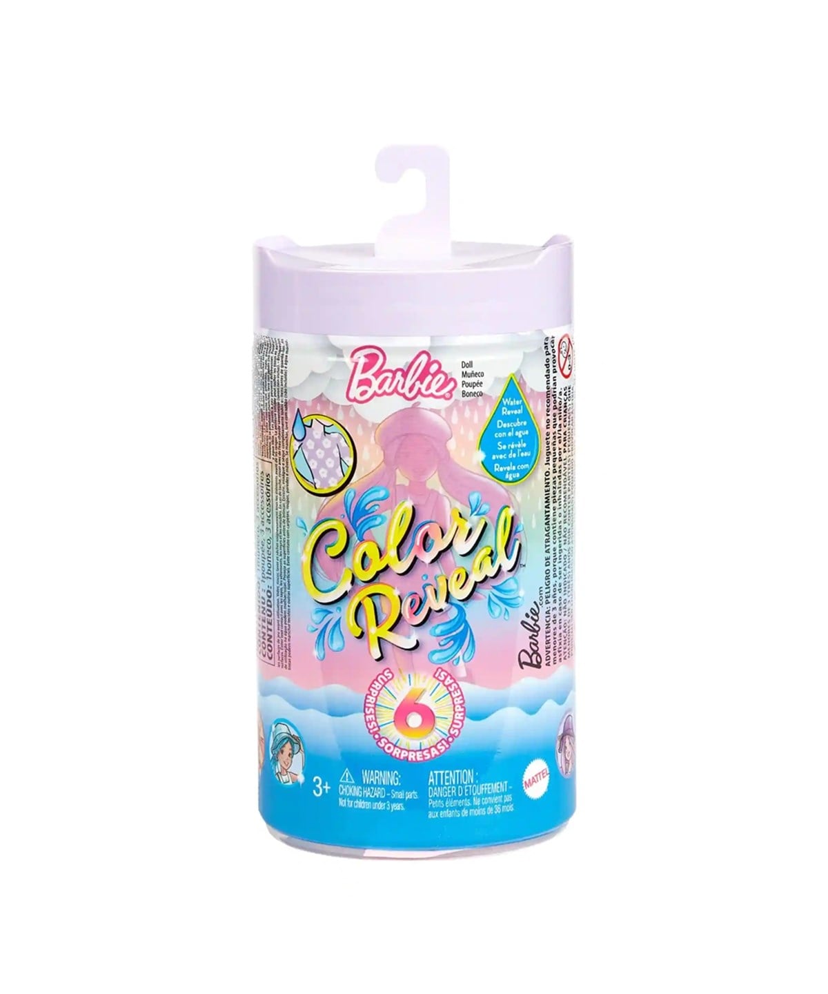 Kolleksiyon Karakterleri, Barbie, Barbie Color Reveal Sürpriz Chelsea Yağmura Hazır Bebekler HDN76