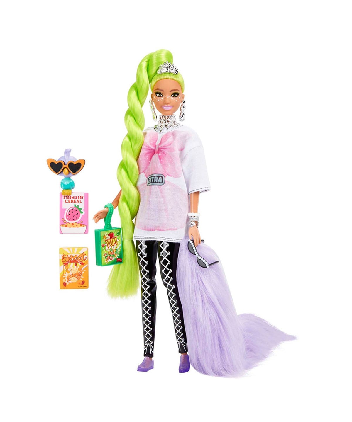 Kolleksiyon Karakterleri, Barbie, Barbie Extra Neon Saçlı Bebek HDJ44
