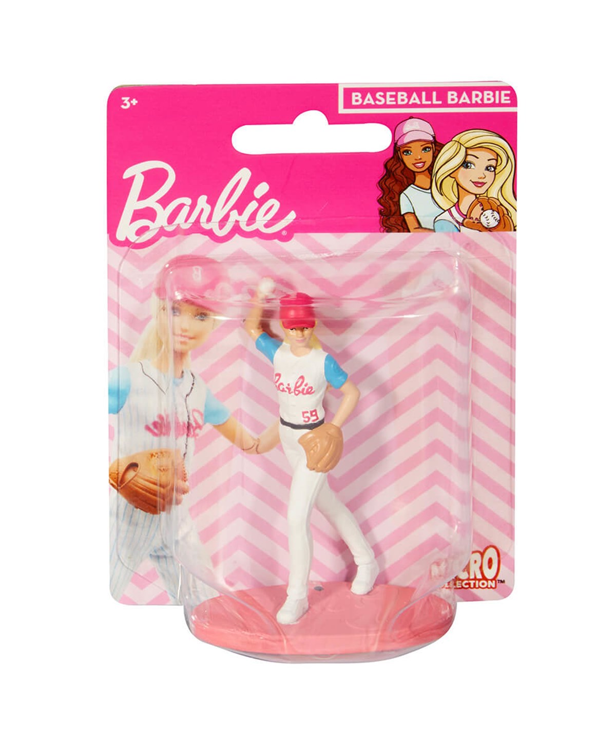 Kolleksiyon Karakterleri, Barbie, Barbie Mini Figürler Baseball Doll HBC14 HCH17