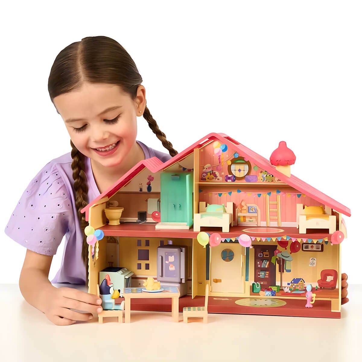 Kolleksiyon Karakterleri, NECOTOYS, BLUEY Büyük Ev Oyun Seti 17669
