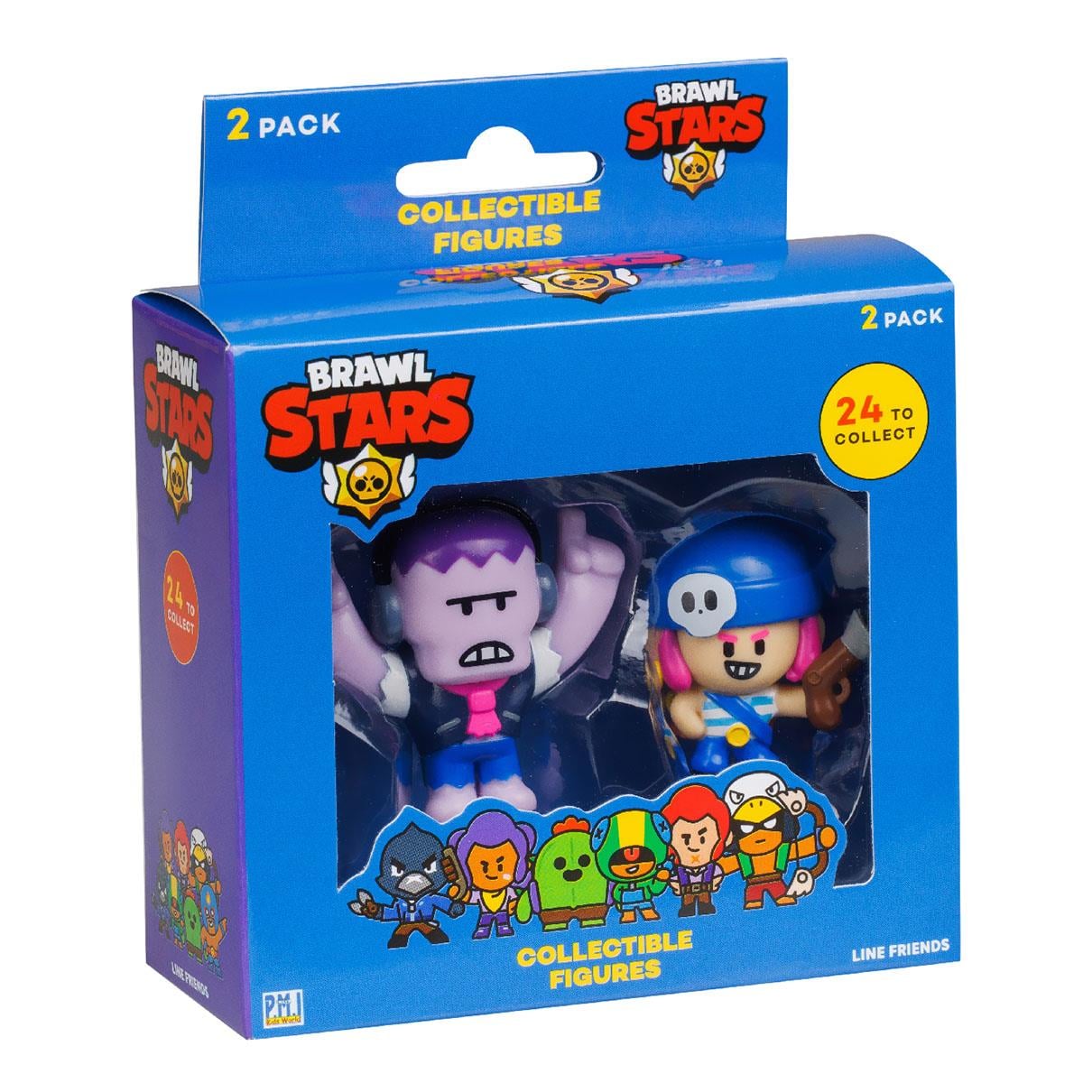 Kolleksiyon Karakterleri, NECOTOYS, Brawl Stars 2 li Figür Seti BRW2015 81162 Model 6