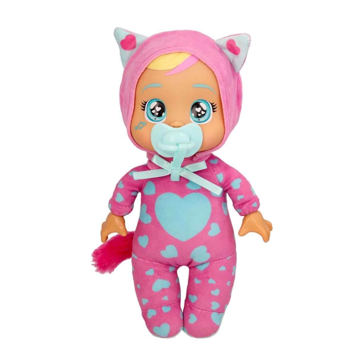 Kolleksiyon Karakterleri, Giochi Preziosi, Cry Babies Ağlayan Yumuş Bebek CYB76000 Mor Tulumlu Millie