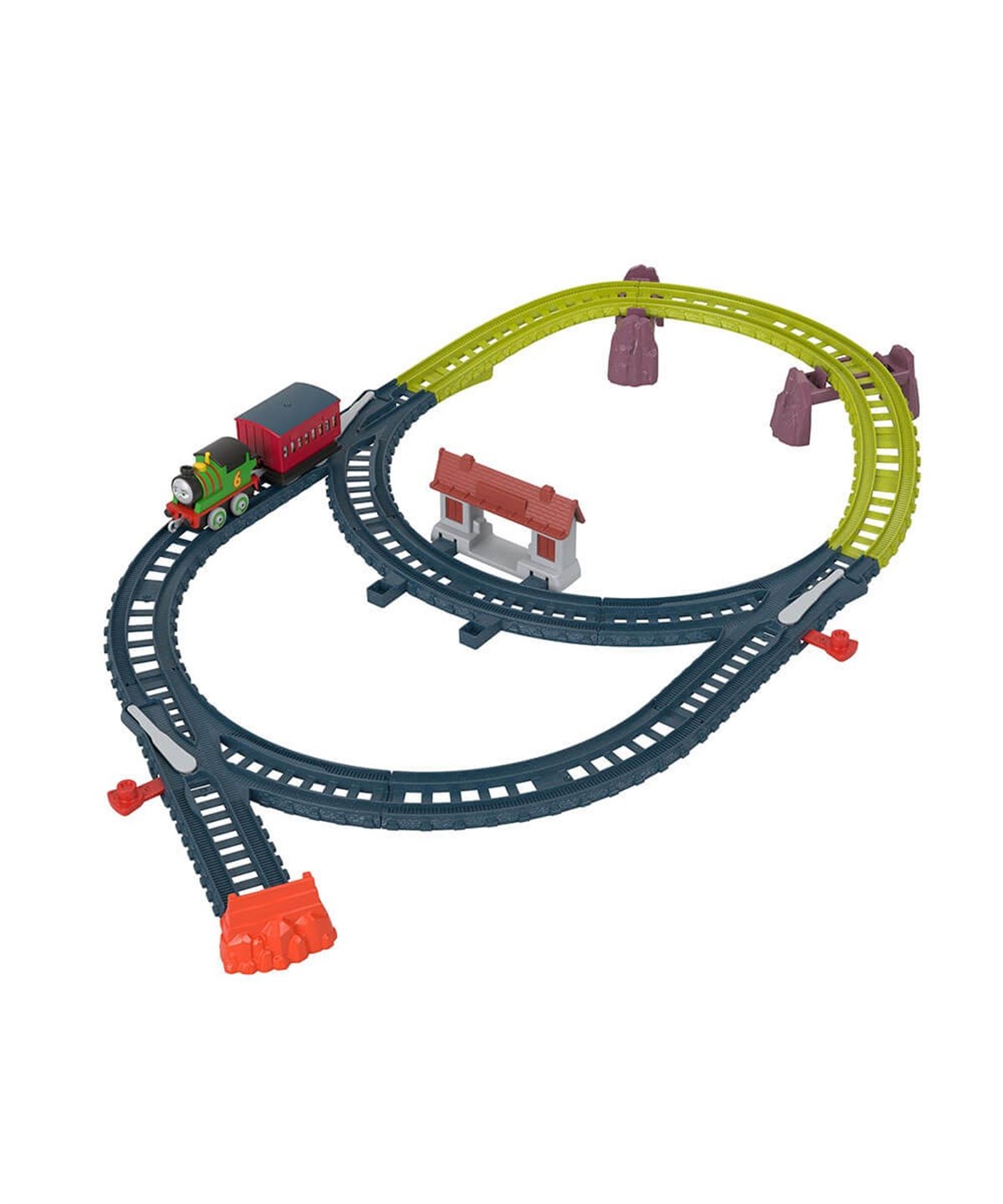 Kolleksiyon Karakterleri, Fisher Price, Fisher Price Thomas ve Arkadaşları Tren Seti HGY84 Percy'S Passenger Run