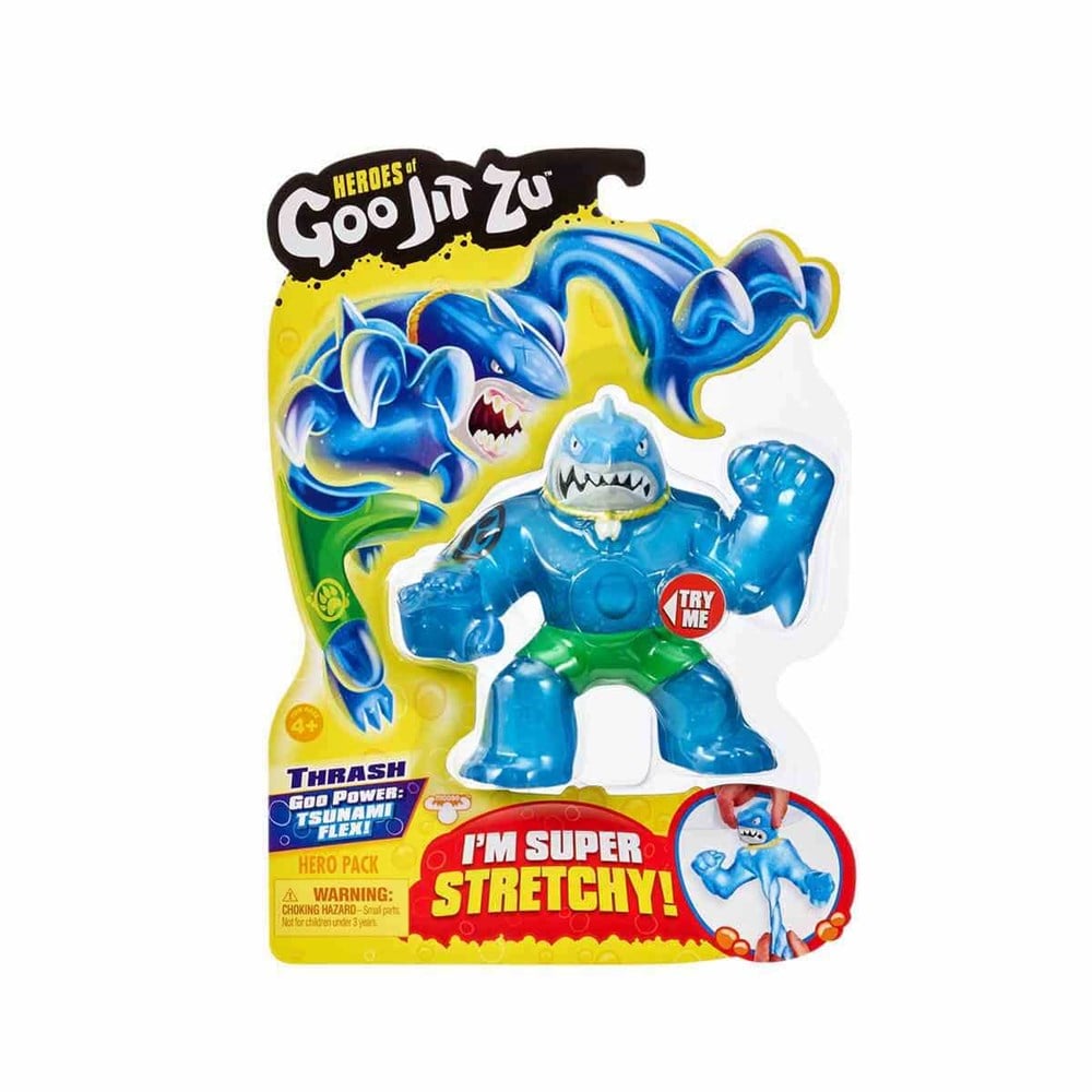 8056379084129, Kolleksiyon Karakterleri, Goojitzu, Goojitzu Esnek Uzayan Kahramanlar Tekli Figür Thrash