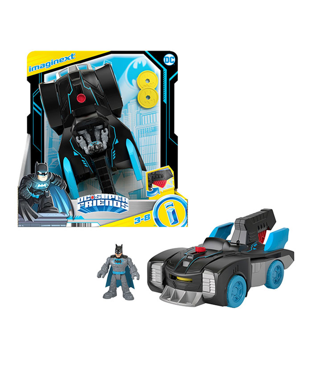 Kolleksiyon Karakterleri, Imaginext, Imaginext DC Super Friends Bat-Tech Batmobil GWT24