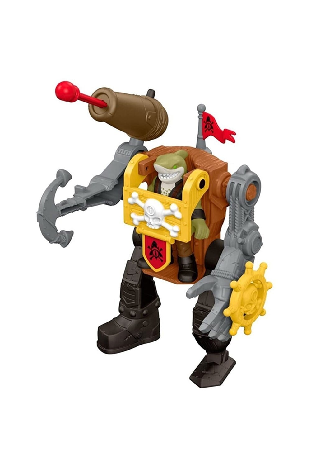 Kolleksiyon Karakterleri, Imaginext, Imaginext Korsan Oyun Seti DHH73 DTL97 Mekanik Köpek Balığı Kostümü