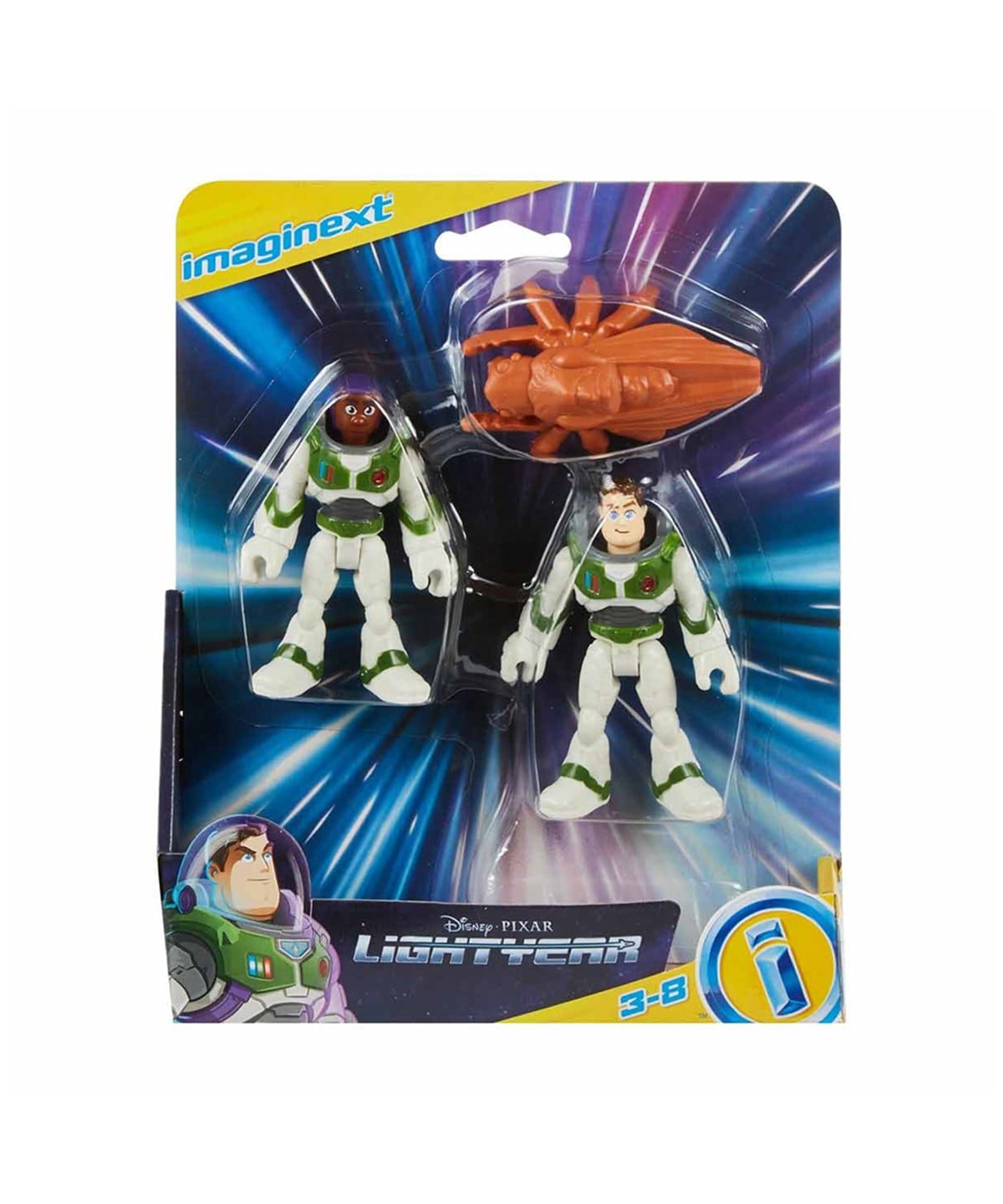 Kolleksiyon Karakterleri, Imaginext, Imaginext Lightyear Figür Seti HGT30 HGT38 Izzy Hawthorne Buzz Lightyear