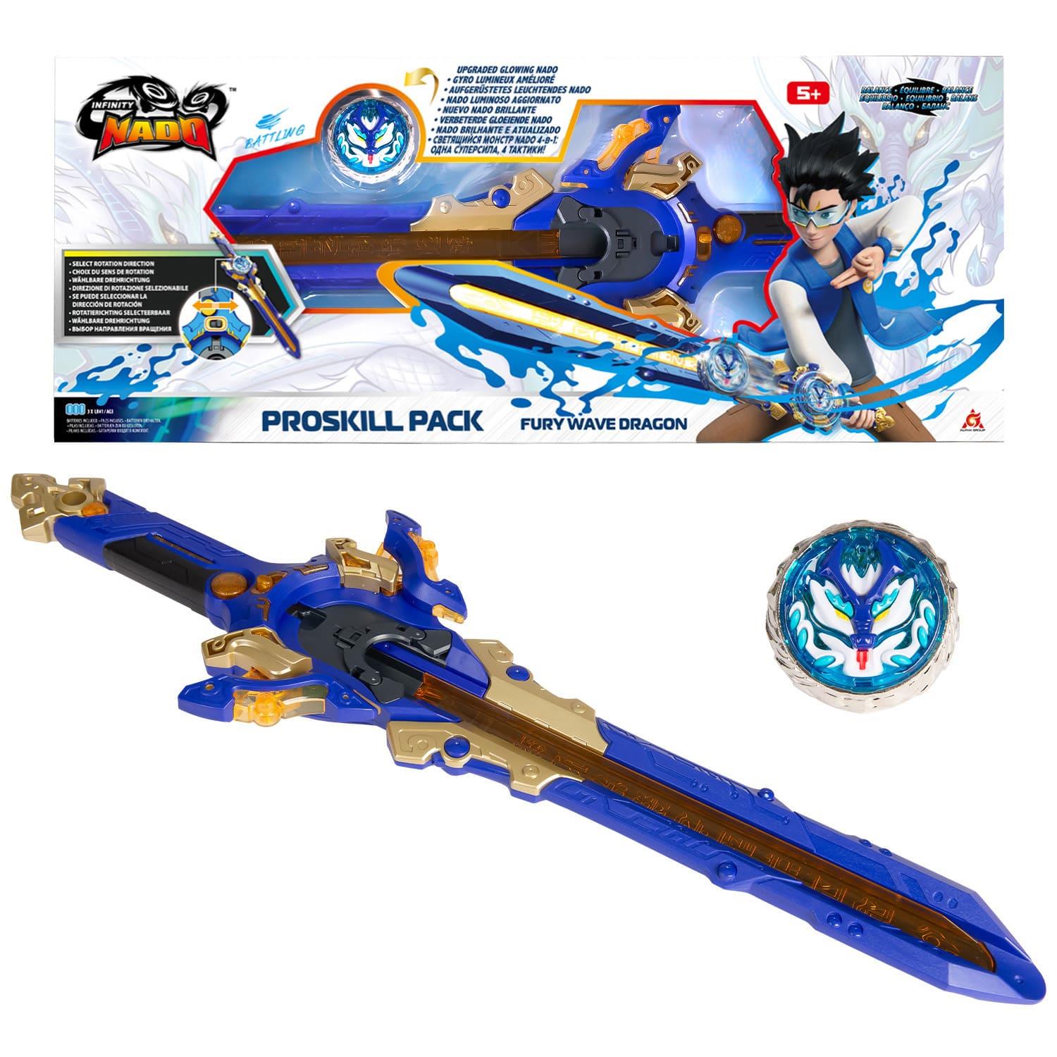 Kolleksiyon Karakterleri, MEGA OYUNCAK, Infinity Nado Proskill Pack Fury Wave Dragon
