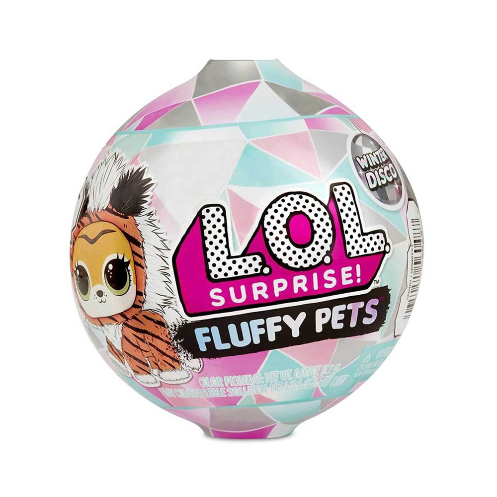 Kolleksiyon Karakterleri, L.O.L. Surprise - LOL Bebek, L.O.L Surprise Tüylü Evcil Hayvanlar 9 Sürpriz Kar Tatili LOL Sürpriz Bebek