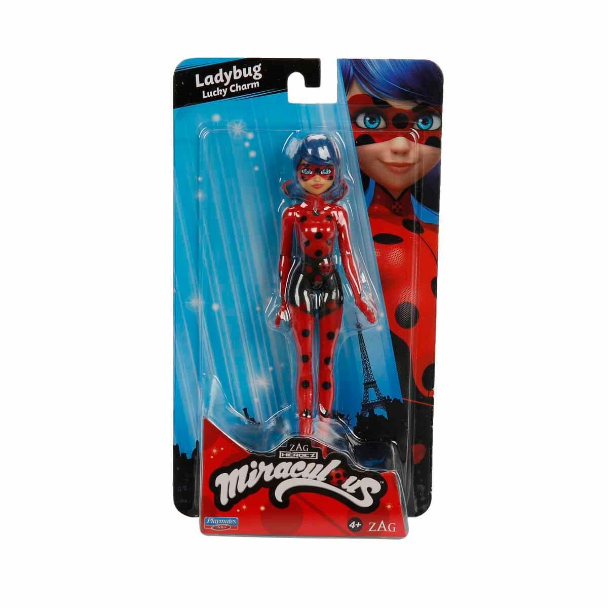 Kolleksiyon Karakterleri, Uğur Böceği - Miraculous, Ladybug Miraculous Bebekler 13 cm MRA51000 Ladybug Lucky Charm