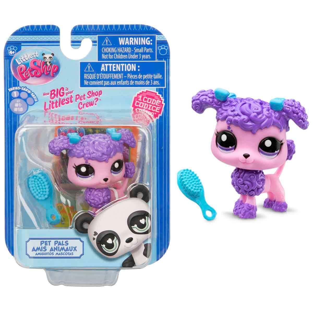 Kolleksiyon Karakterleri, Sunman, Littlest Pet Shop Minişler Tekli Paket S1 05219 2 Poddle Köpek