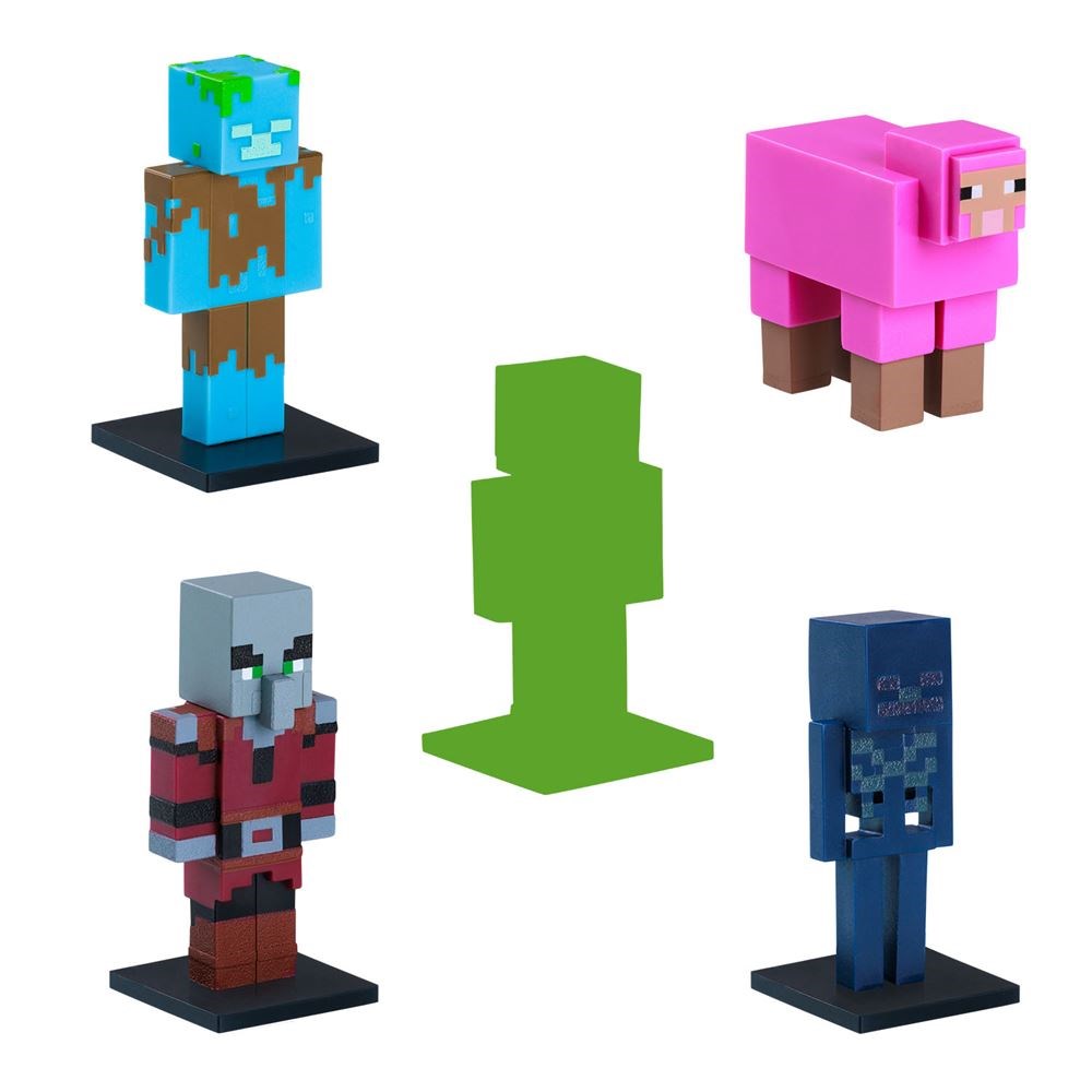Kolleksiyon Karakterleri, NECOTOYS, Minecraft 3D Toppeez 5'li Figür Seti 18261 Model 3