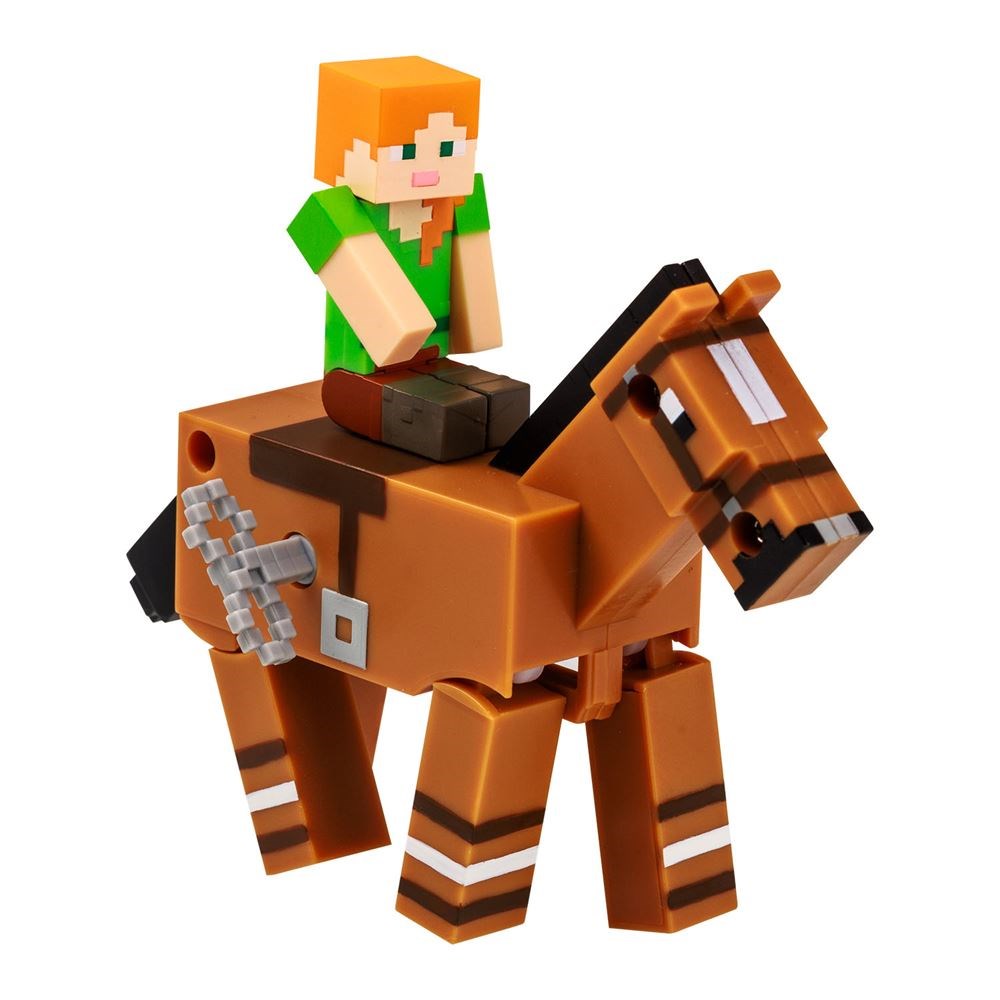 Kolleksiyon Karakterleri, NECOTOYS, Minecraft 3D Kurma Mekanizmalı Figürler 2'li Paket 17806 Model 2