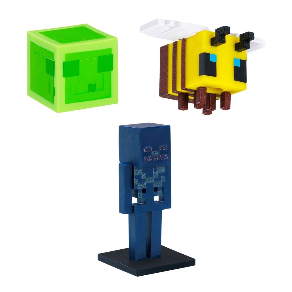 Kolleksiyon Karakterleri, NECOTOYS, Minecraft 3D Toppeez 3'lü Figür Seti 18247 Model 4