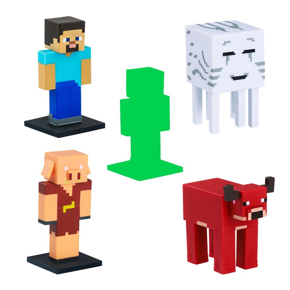 Kolleksiyon Karakterleri, NECOTOYS, Minecraft 3D Toppeez 5'li Figür Seti 18261 Model 5