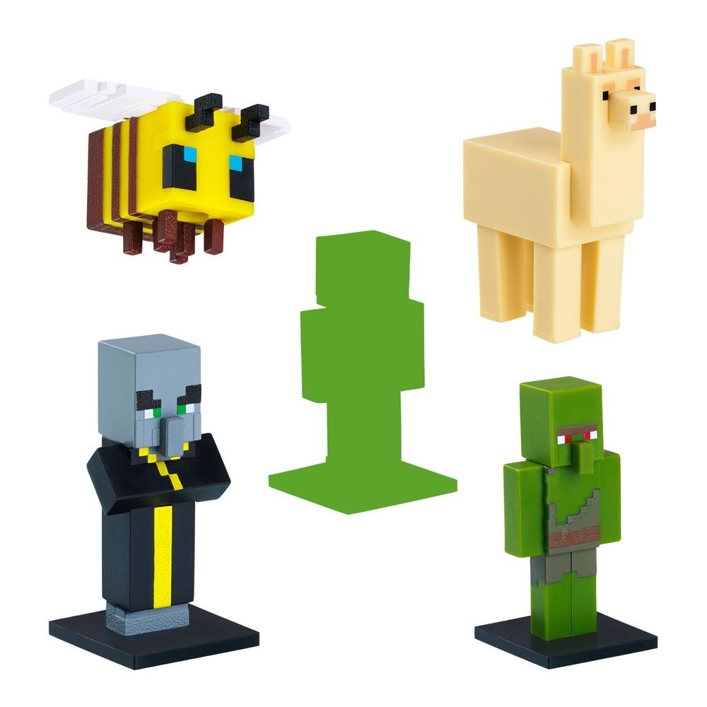 Kolleksiyon Karakterleri, NECOTOYS, Minecraft 3D Toppeez 5'li Figür Seti 18261 Model 4