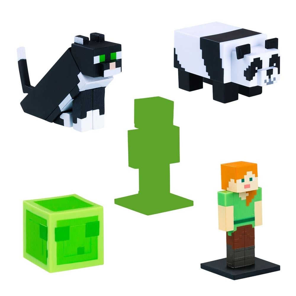 Kolleksiyon Karakterleri, NECOTOYS, Minecraft 3D Toppeez 5'li Figür Seti 18261 Model 2