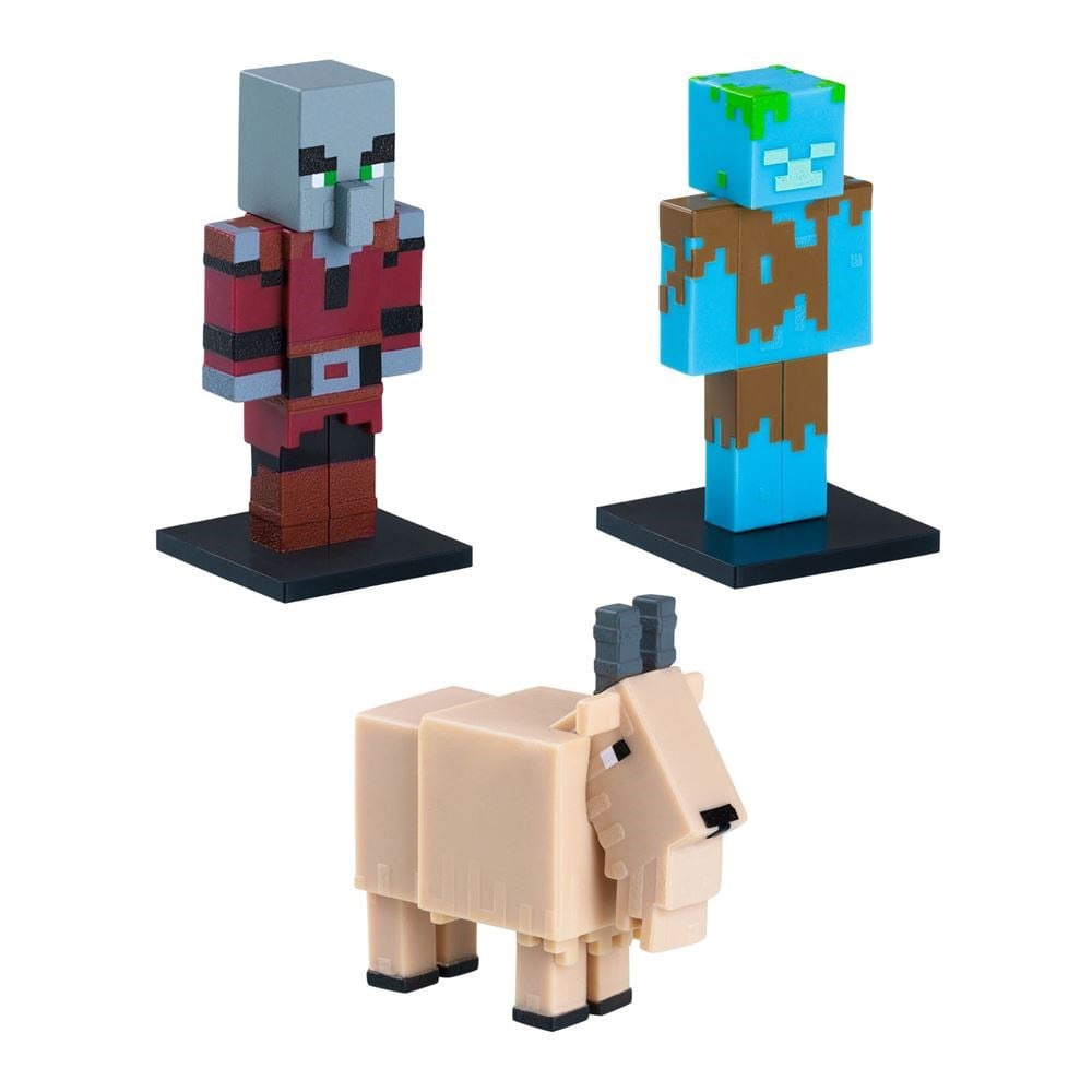 Kolleksiyon Karakterleri, NECOTOYS, Minecraft 3D Toppeez 3'lü Figür Seti 18247 Model 6