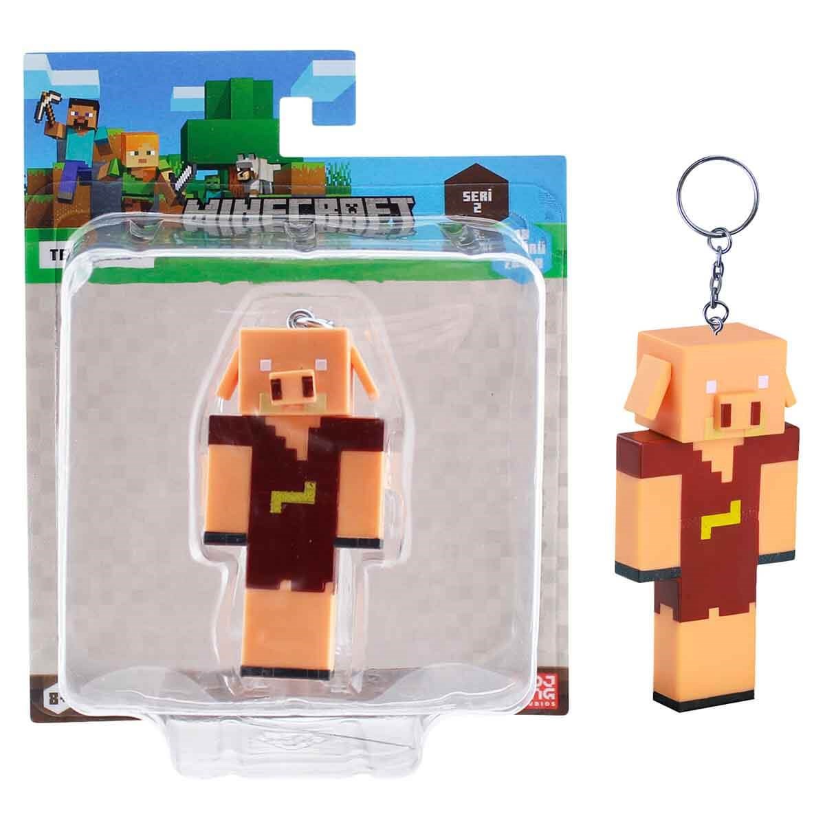 Kolleksiyon Karakterleri, NECOTOYS, Minecraft Tekli Anahtarlı Figür 18568 Model 8