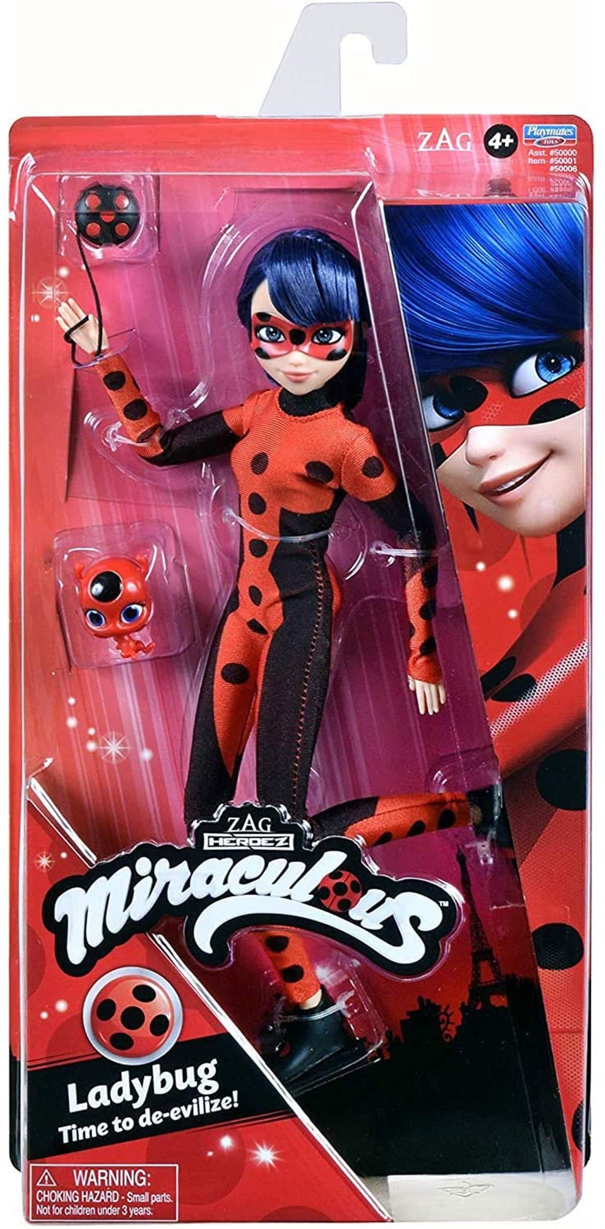 Kolleksiyon Karakterleri, Uğur Böceği - Miraculous, Miraculous 26 cm Bebekler MRA32000 Ladybug Time To De-Evilize!