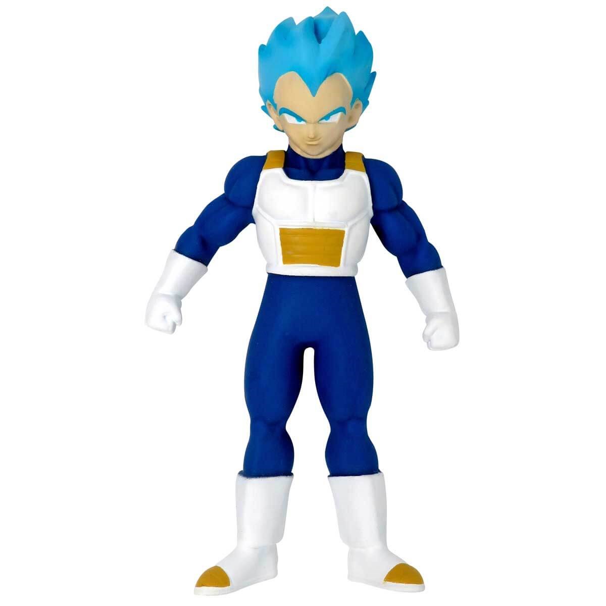 Kolleksiyon Karakterleri, Sunman, Monster Flex Dragon Ball Stretch Figür 15 cm 93722 Super Saiyan Blue Vegeta