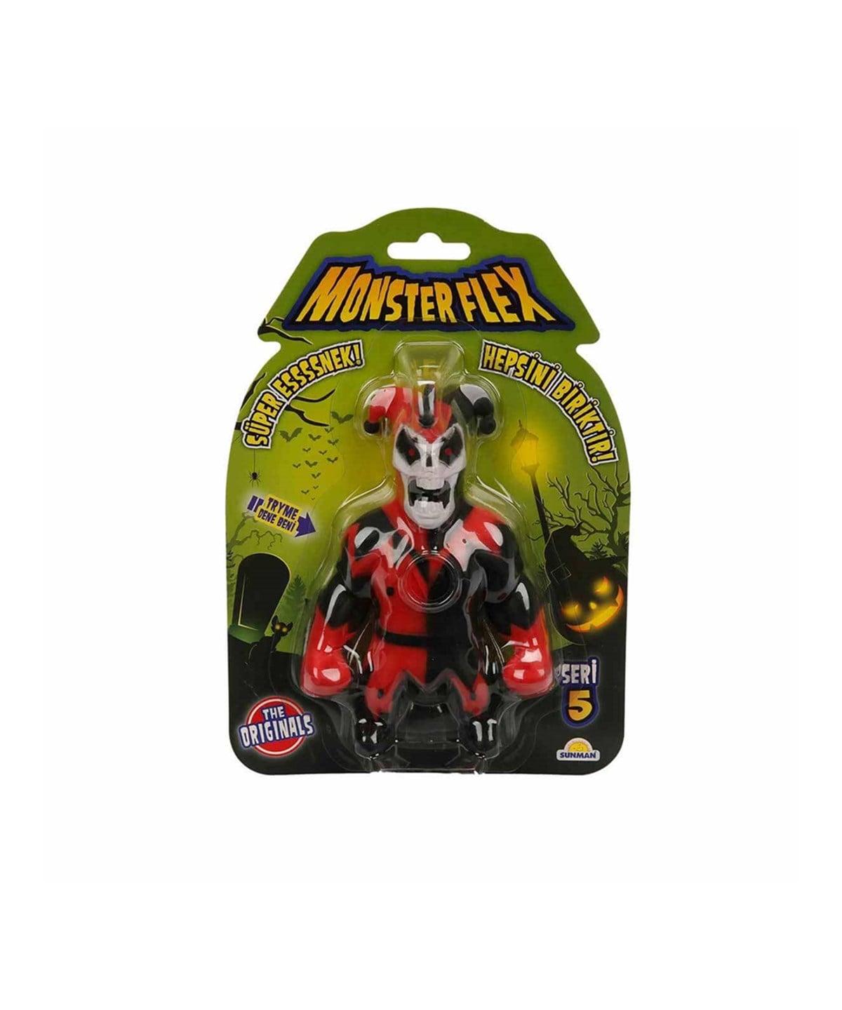 Kolleksiyon Karakterleri, Sunman, Monster Flex Süper Esnek Figür S5 15 cm 11726 Jester