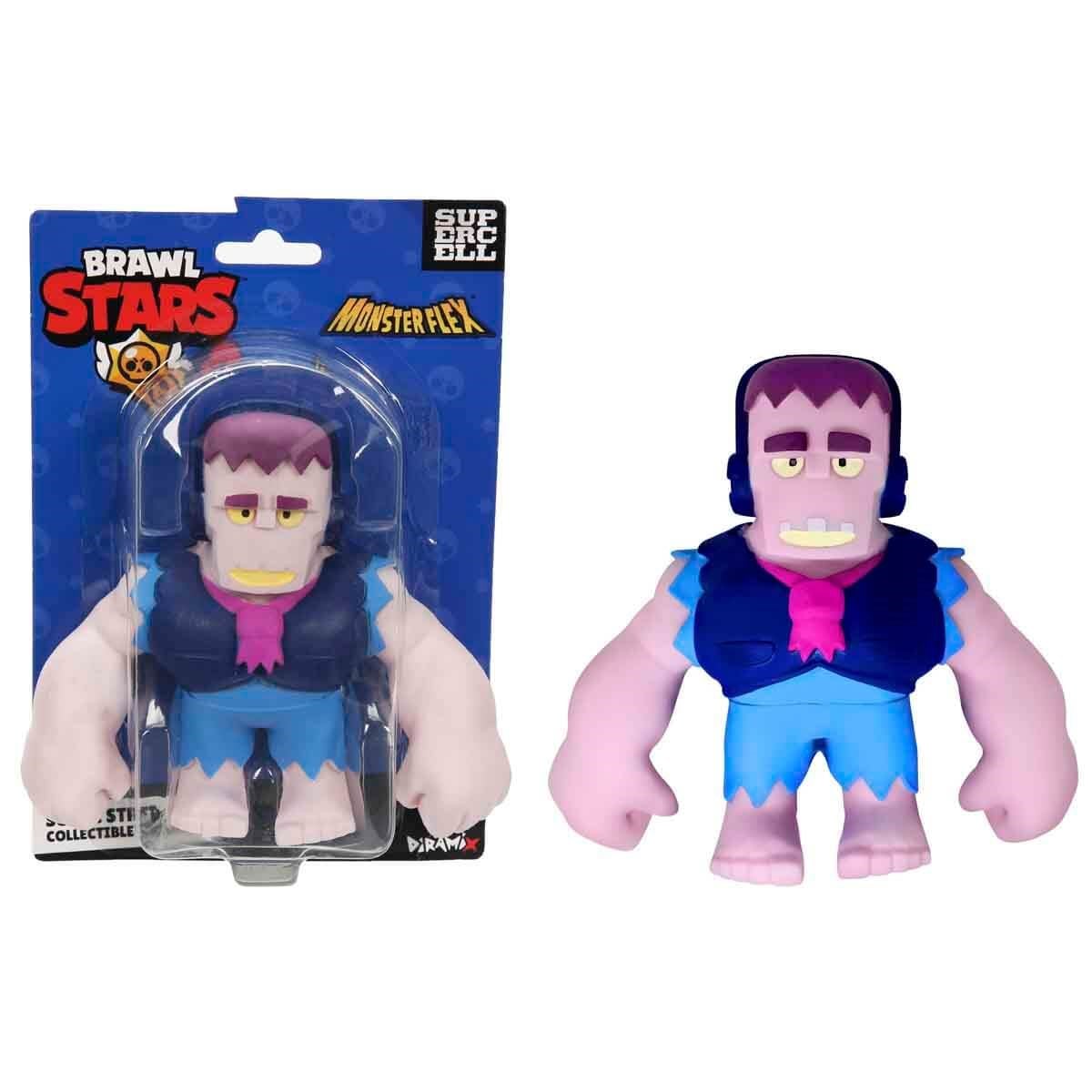 Kolleksiyon Karakterleri, Sunman, Monster Flex Brawl Stars Stretch Figür 93272 Frank