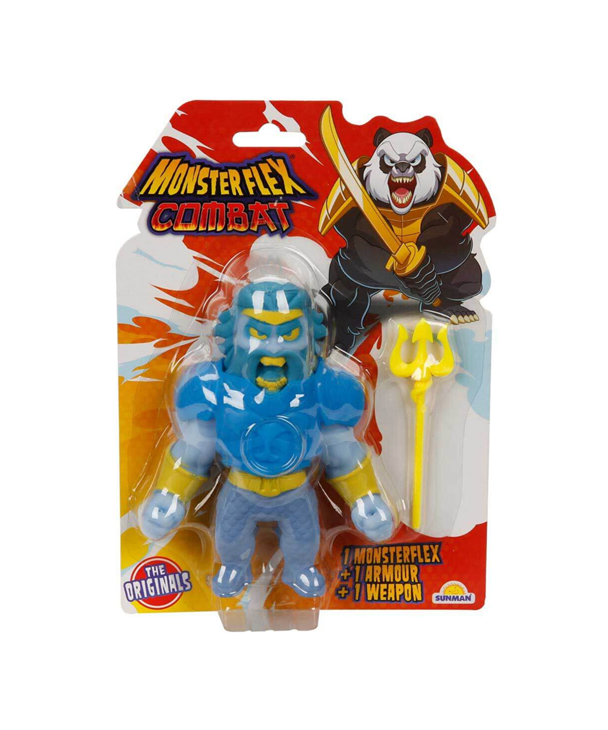 Kolleksiyon Karakterleri, Sunman, Monster Flex Combat Süper Esnek Figür 15 cm 11795 Neptune