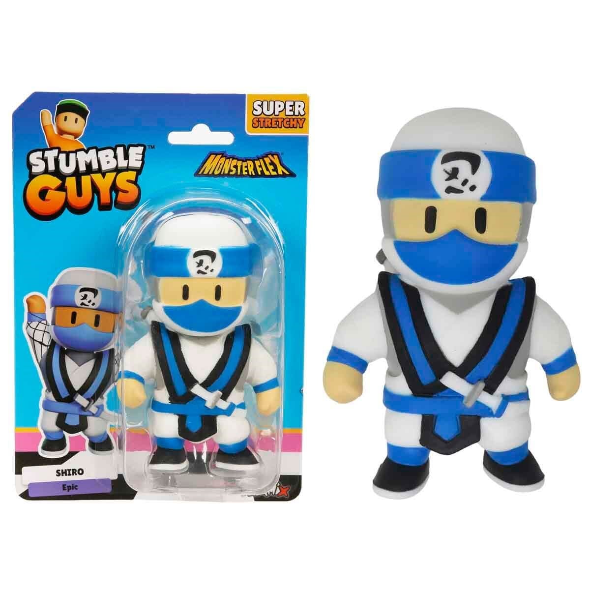 Kolleksiyon Karakterleri, Sunman, Monster Flex Stumble Guys Super Stretch Figür 11221 Shiro