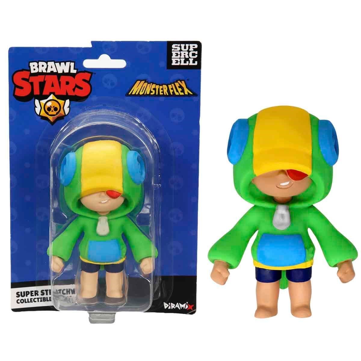 Kolleksiyon Karakterleri, Sunman, Monster Flex Brawl Stars Stretch Figür 93272 Leon