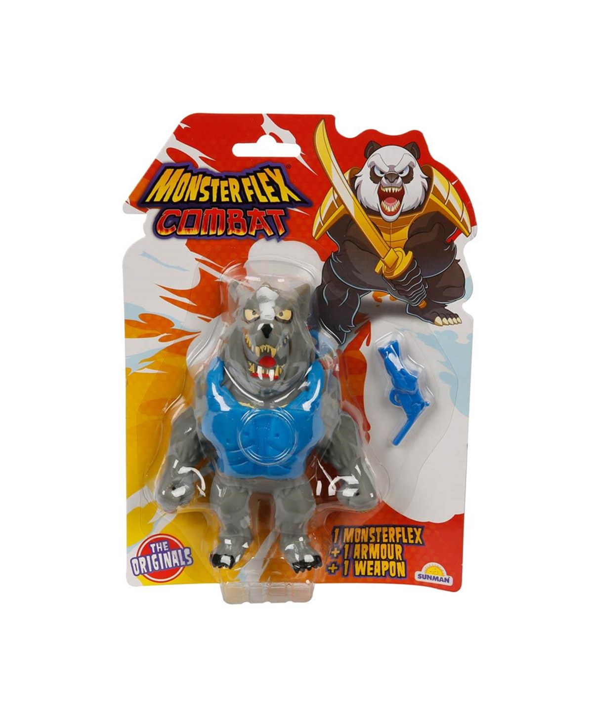 Kolleksiyon Karakterleri, Sunman, Monster Flex Combat Süper Esnek Figür 15 cm 11795 Soldier Werewolf