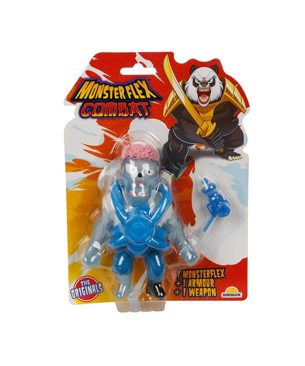 Kolleksiyon Karakterleri, Sunman, Monster Flex Combat Süper Esnek Figür 15 cm 11795 Space Zombie