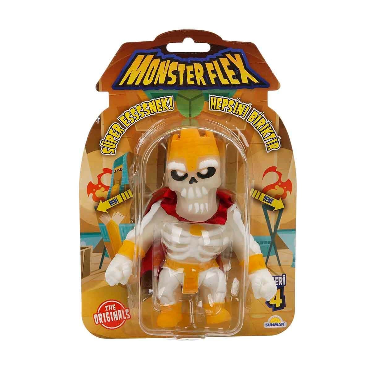 Kolleksiyon Karakterleri, Sunman, Monster Flex Süper Esnek Figür S4 15 cm 11702 King Skeleton