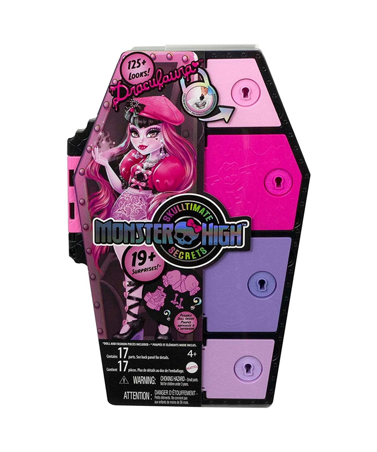 Kolleksiyon Karakterleri, Barbie, Monster High Gizemli Arkadaşlar HPD57 HKY60 Draculaura