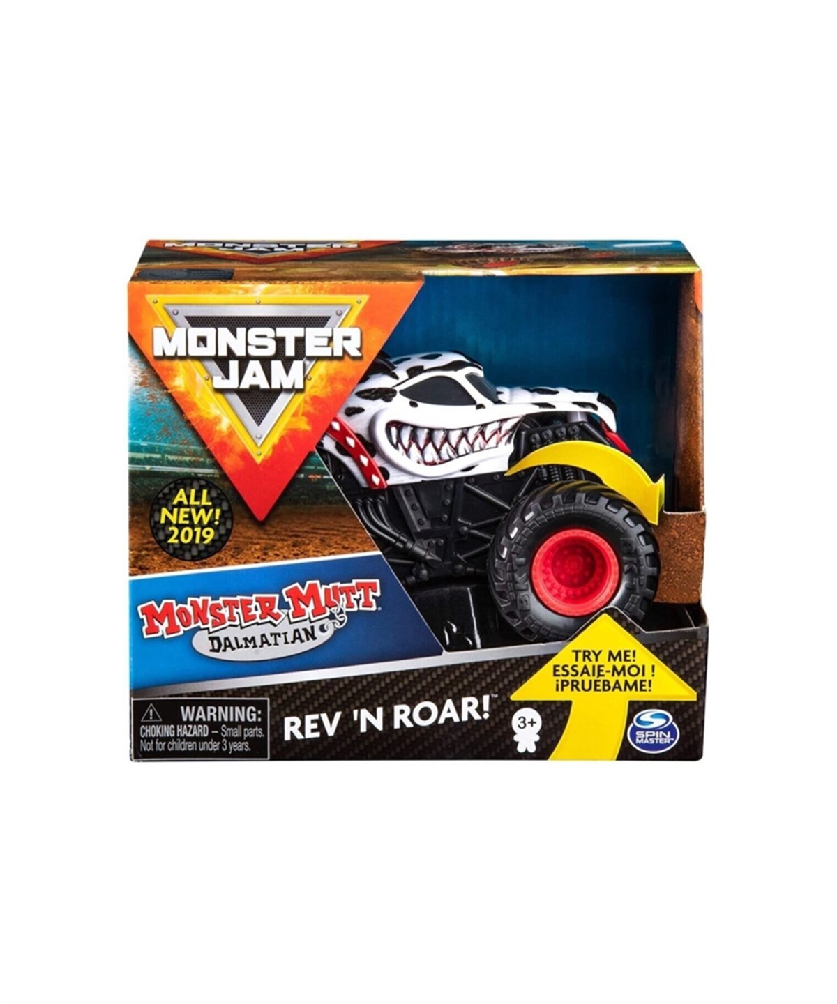 Kolleksiyon Karakterleri, MONSTER JAM, Monster Jam 1:43 Kükreyen Araçlar 53923 Monster Mutt