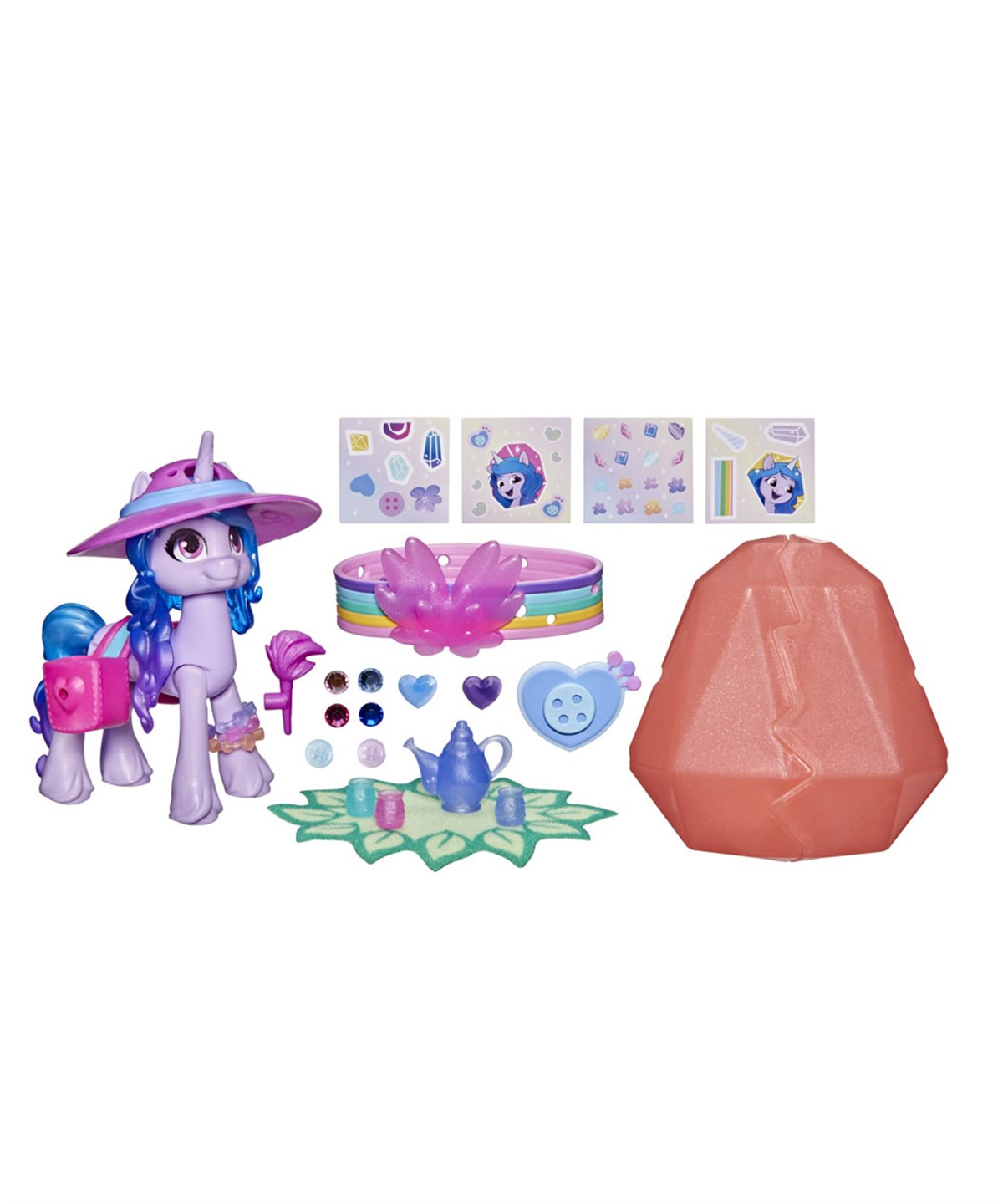 Kolleksiyon Karakterleri, Miniş - Pets Shop, My Little Pony Yeni Bir Nesil Macera Pony Figür Izzy Moonbow F1785 F3542