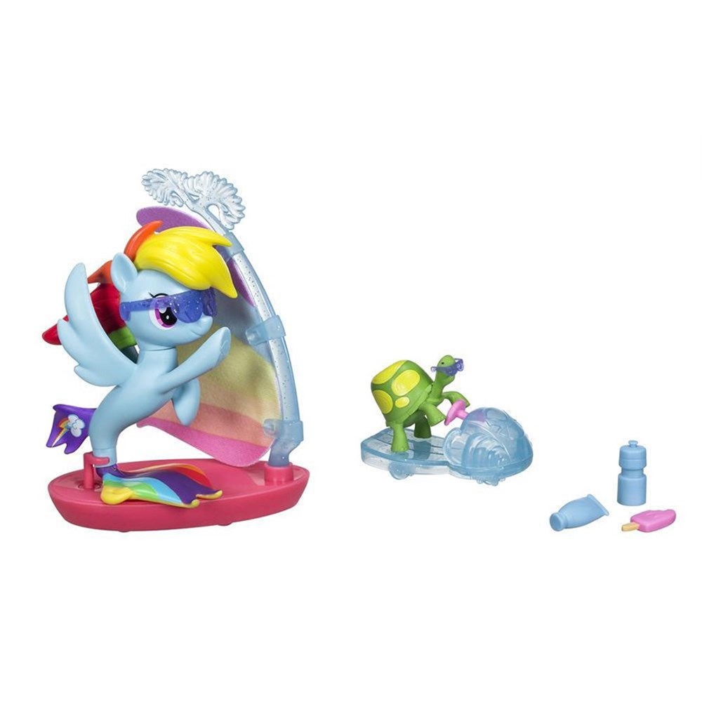 Kolleksiyon Karakterleri, My Little Pony, My Little Pony Deniz Altı Oyun Seti C0682 E1002 Rainbow Dash