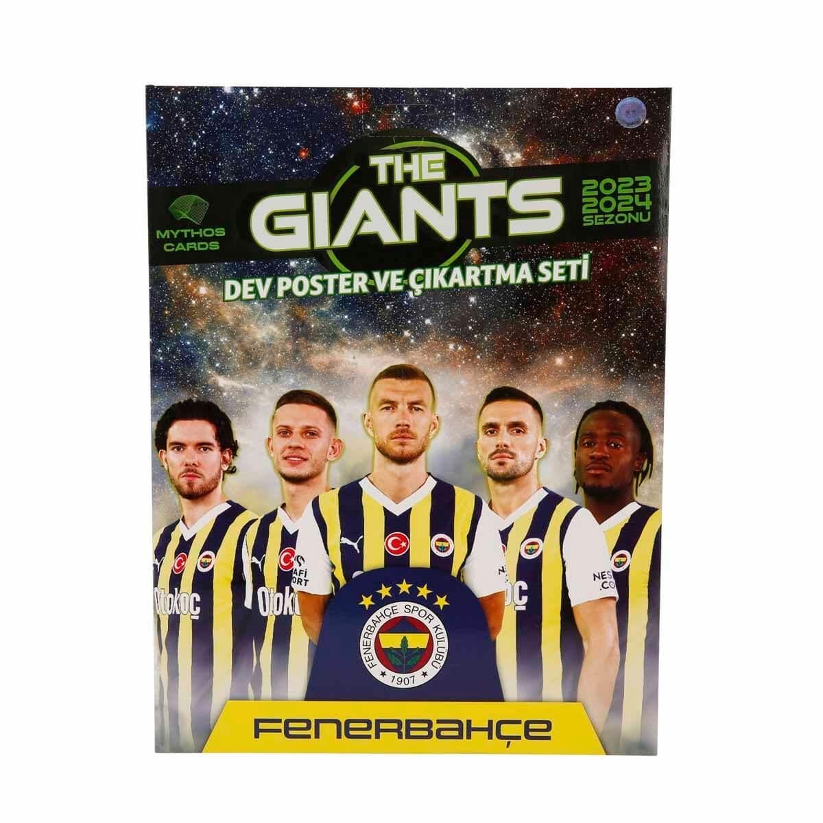 Kolleksiyon Karakterleri, Mythos Cards, Mythos Fenerbahçe Dev Poster ve Çıkartma Seti Tüm Takım 2023/24