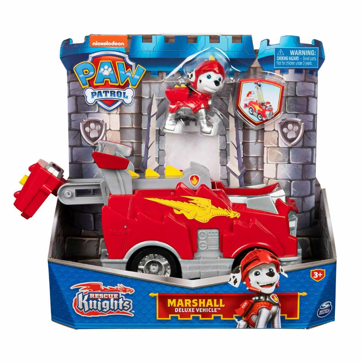 Kolleksiyon Karakterleri, PAW PETROL, Paw Patrol Cesur Şövalyeler Görev Aracı Seti 29419 Marshall