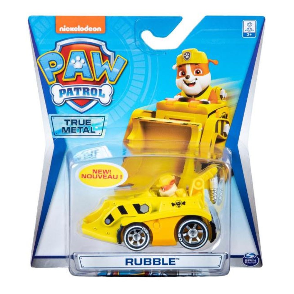 Kolleksiyon Karakterleri, PAW PETROL, Paw Patrol Metal Araçlar 16108 Rubble