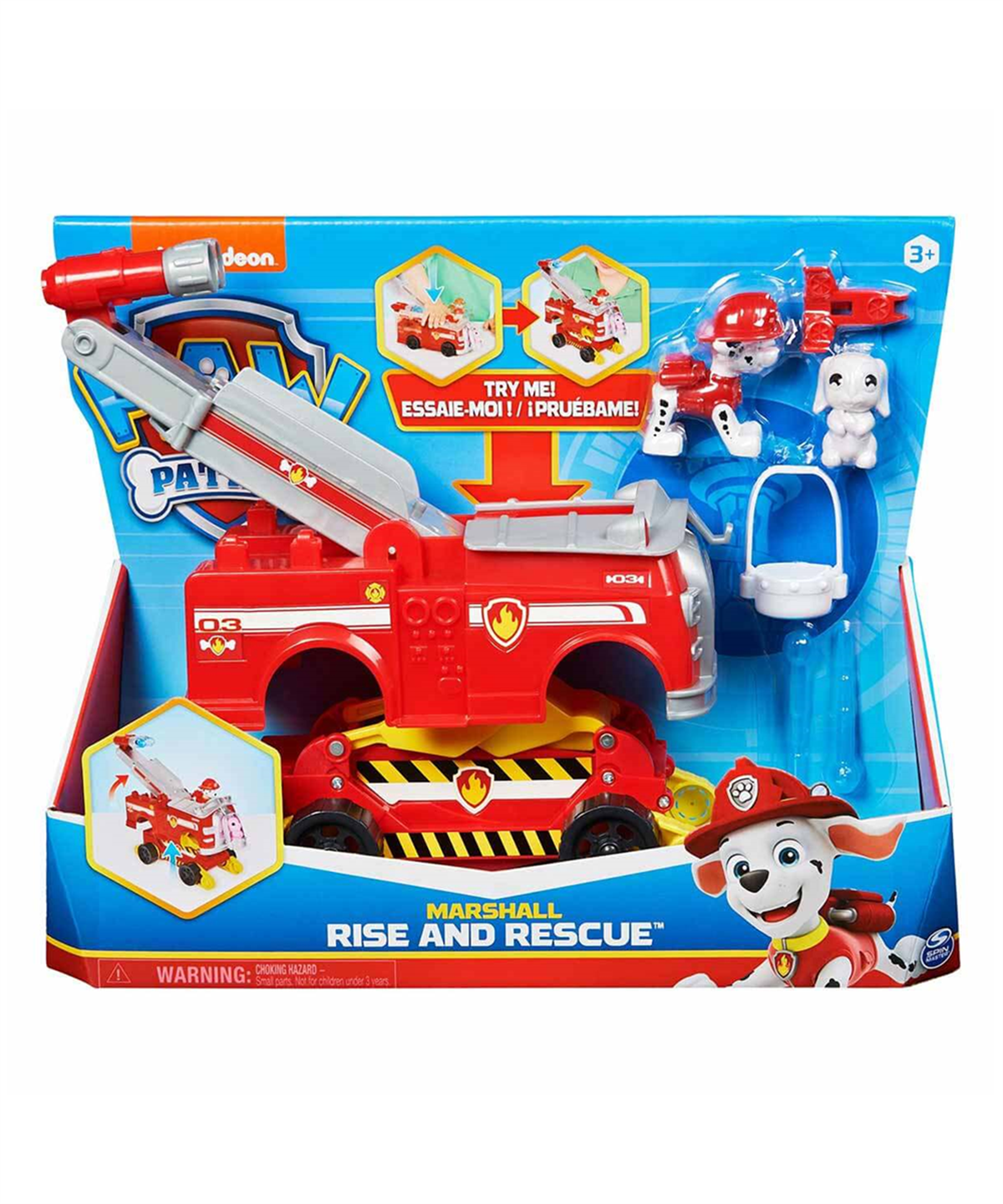 Kolleksiyon Karakterleri, PAW PETROL, Paw Patrol Rise and Rescue Kurtarma Araçları 39678 Marshall