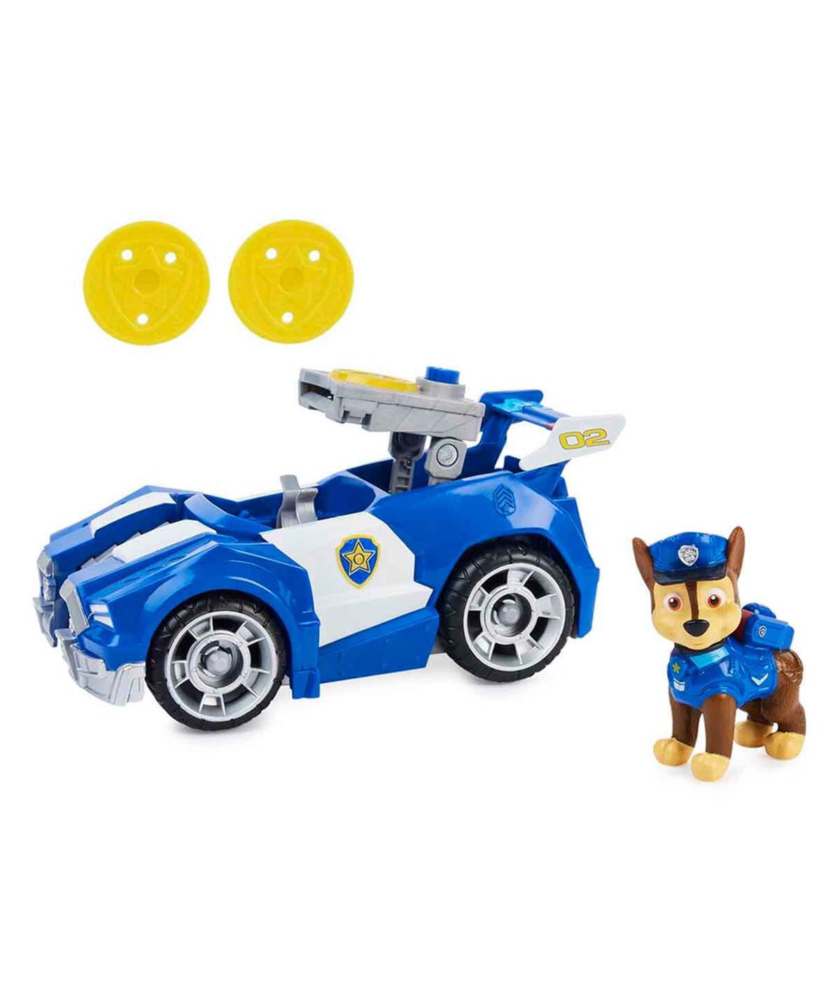 Kolleksiyon Karakterleri, PAW PETROL, Paw Patrol The Movie Deluxe Araçlar 62396 Chase