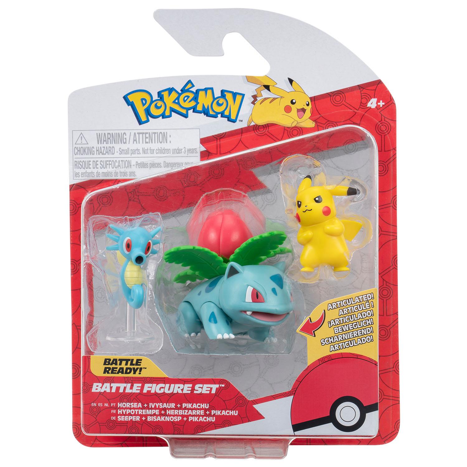 Kolleksiyon Karakterleri, NECOTOYS, Pokemon Battle 3'lü Figür Seti PKW3049