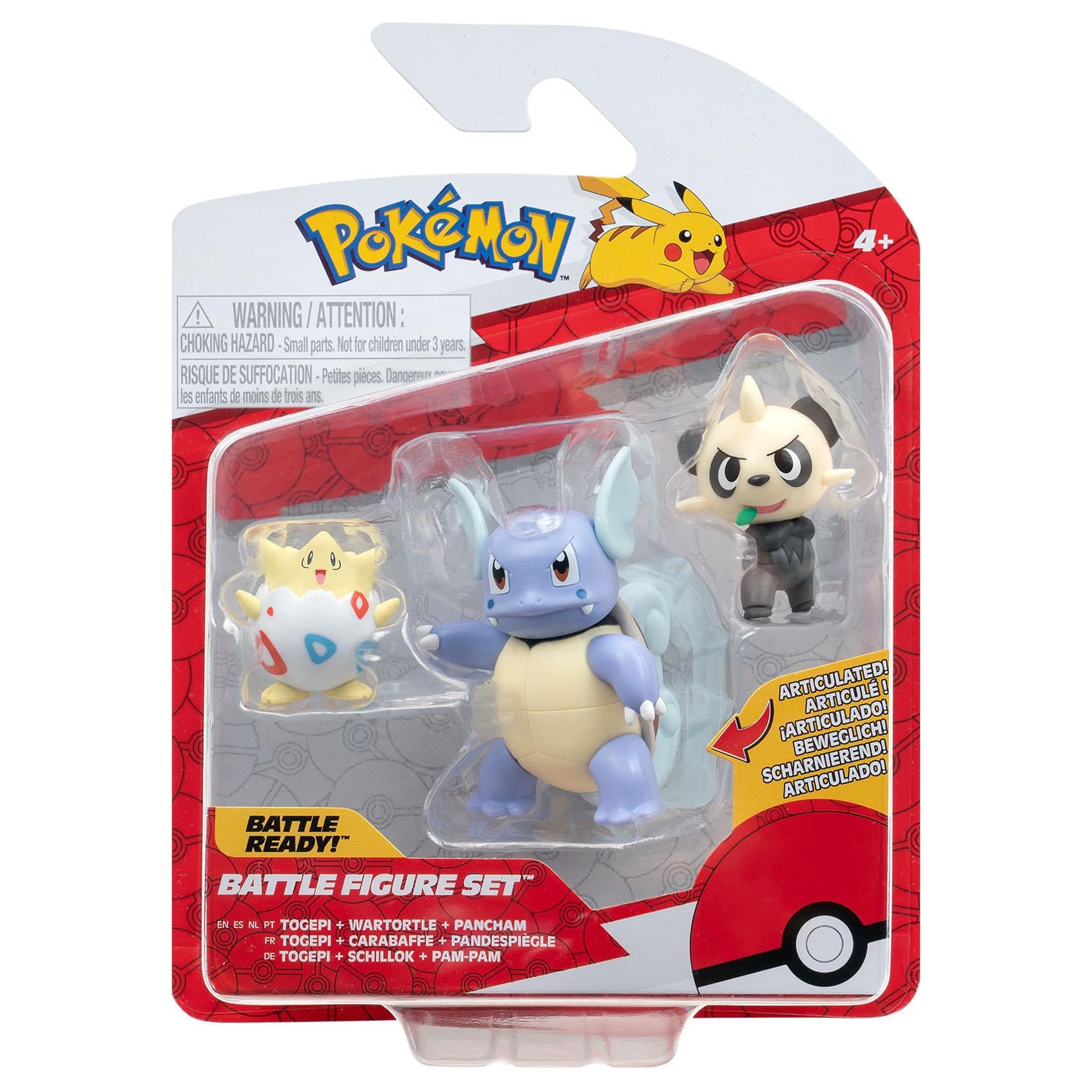 Kolleksiyon Karakterleri, NECOTOYS, Pokemon Battle 3'lü Figür Seti PKW3051