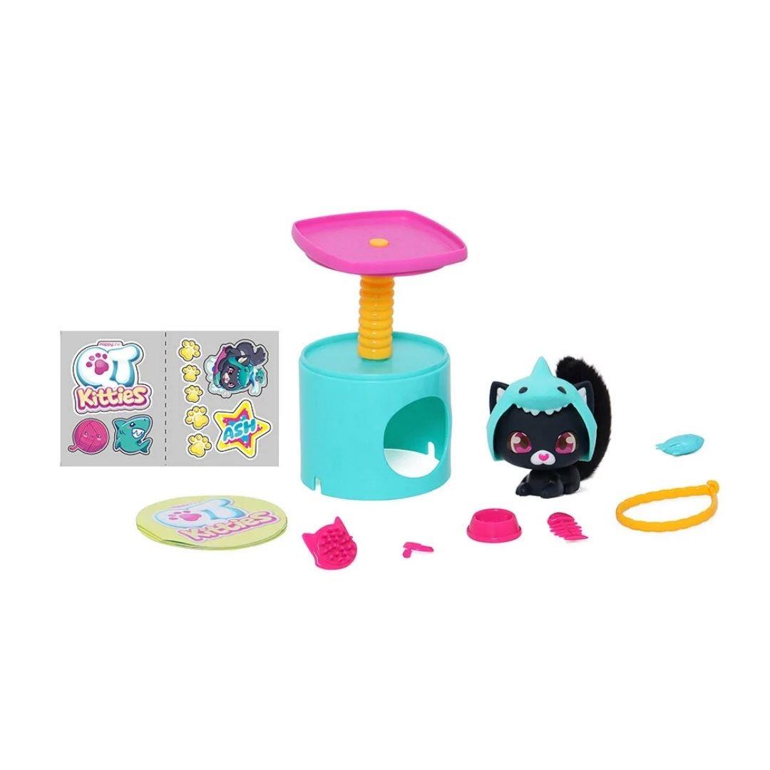 Kolleksiyon Karakterleri, MEGA OYUNCAK, QT Kitties Yavru Kedi 10809 Ash
