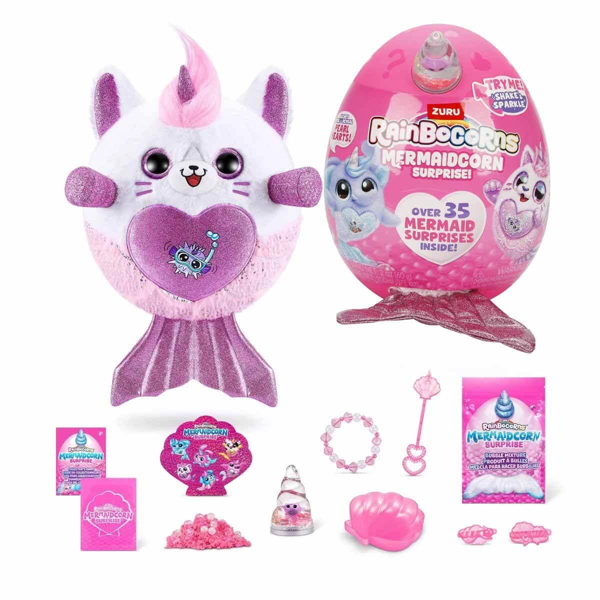 Kolleksiyon Karakterleri, Giochi Preziosi, Rainbocorns Mermaidcorn Sürpriz S7 RAR20000 Mor Kuyruk