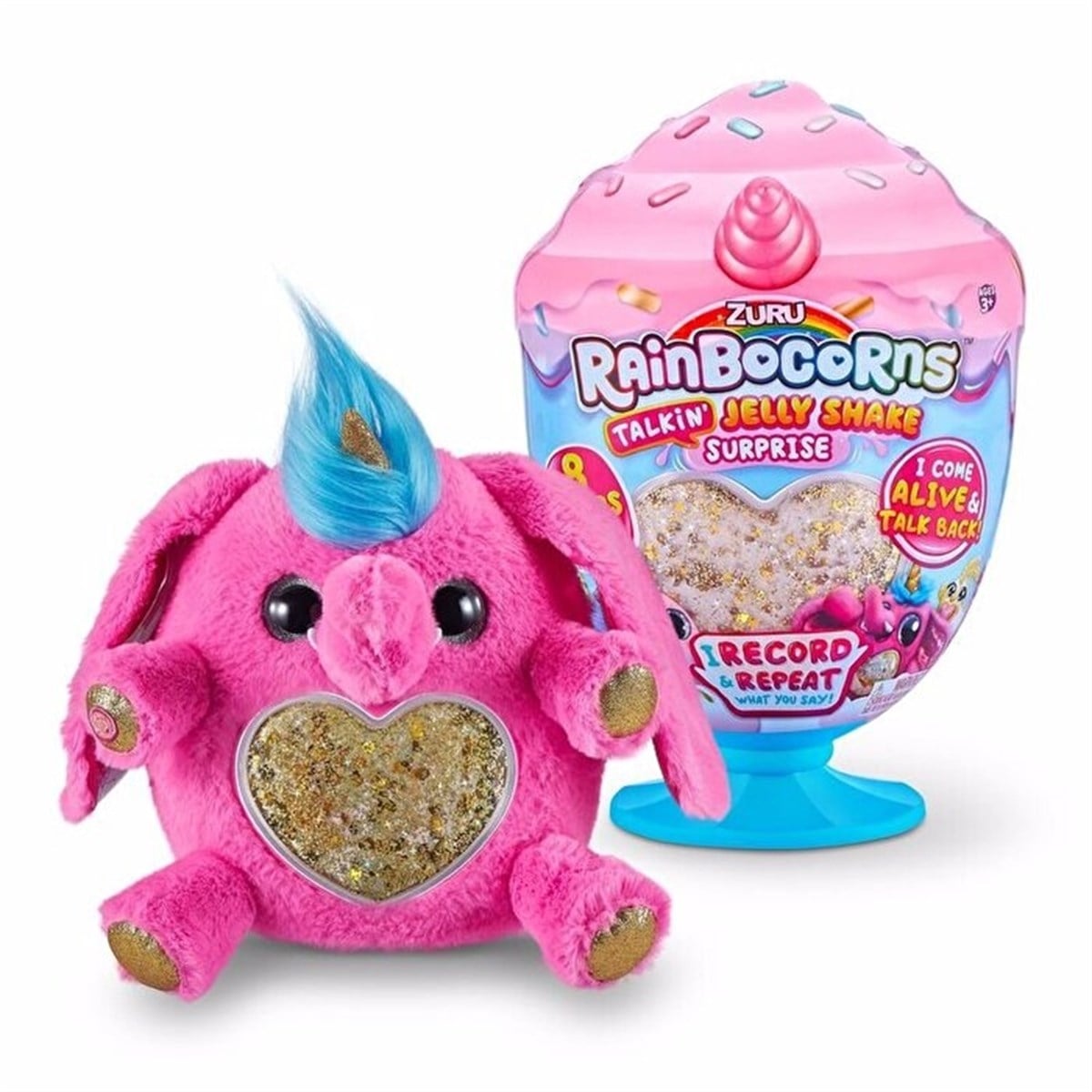Kolleksiyon Karakterleri, Giochi Preziosi, Rainbocorns Milksahe Sürprizi S2 RAR12000 26614 Pembe Boynuz