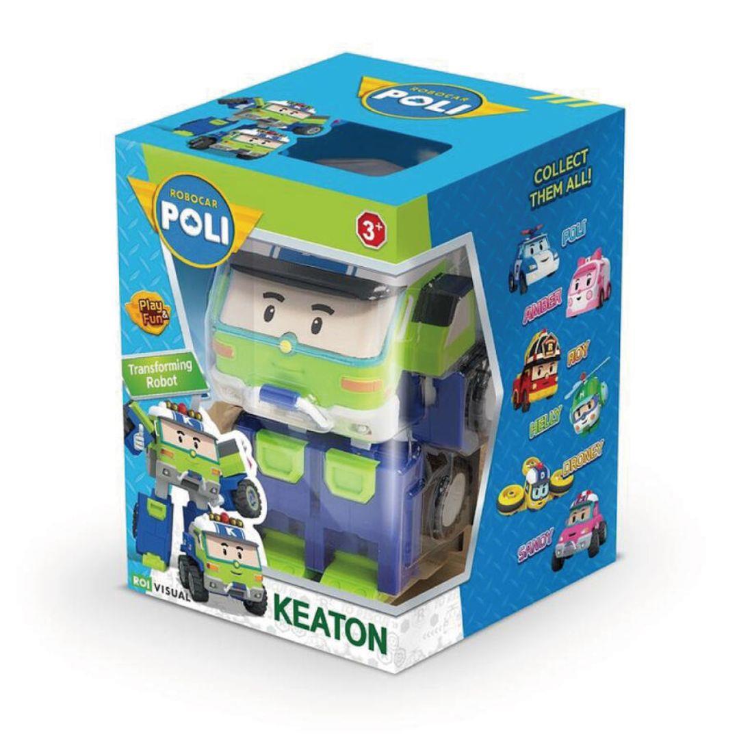 Kolleksiyon Karakterleri, NECOTOYS, Robocar Poli Transformers Robot Figür Keaton