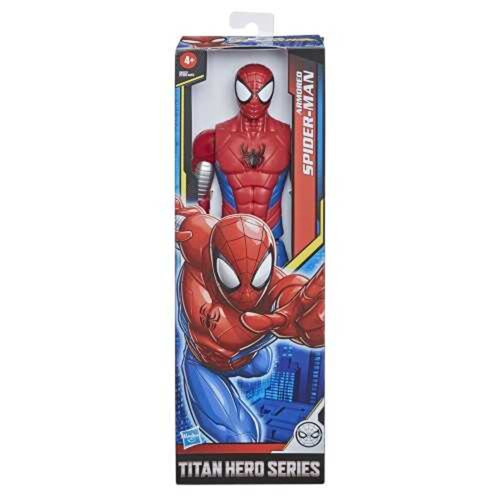 Kolleksiyon Karakterleri, AVENGERS, Spiderman Titan Hero Web Warriors Figür E7329 E8522 Armored Spider Man